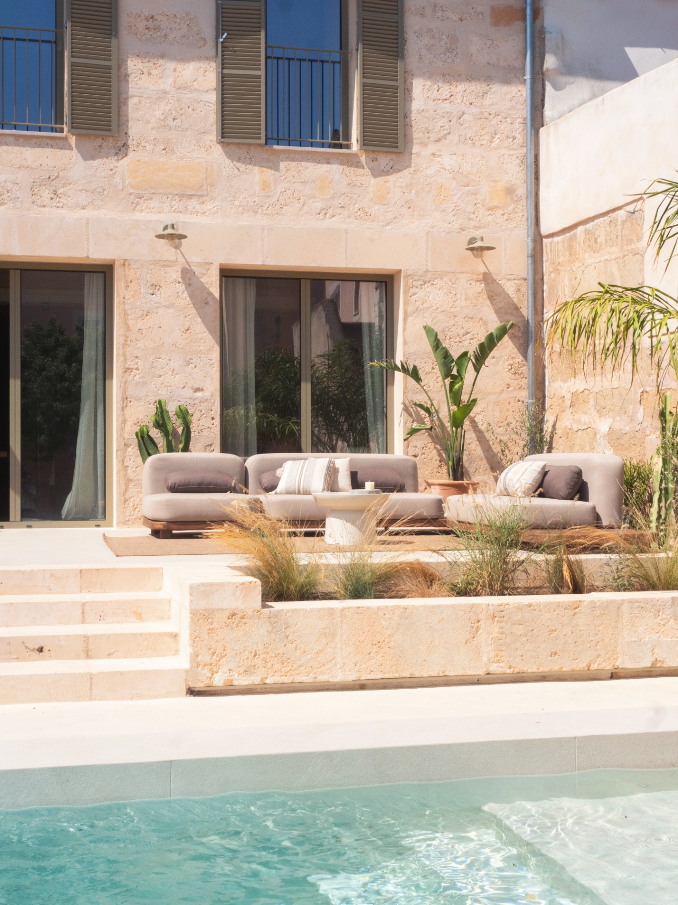 Poolside lounge